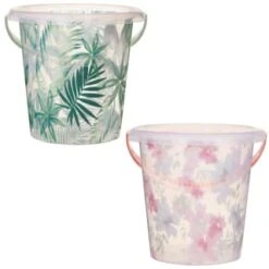 B&M Printed Bucket 12L - Floral -Quality Kitchenware Store 315524 printed bucket 12l main