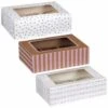 Betty Winters Cupcake Boxes 4pk -Quality Kitchenware Store 320783 4pk cupcake boxes holds 6 silver spot 2