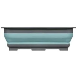Addis Collapsible Washing Up Bowl - Aqua & Grey -Quality Kitchenware Store 332198 addis collapsible washing up bowl grey and aqua 2