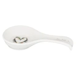 B&M Ceramic Spoon Rest -Quality Kitchenware Store 337110 ceramic spoon rest live laugh love 2