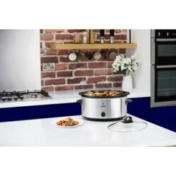 Tower 3.5L Slow Cooker - Stainless Steel -Quality Kitchenware Store 338842 tower 6.5l slow cooker copper