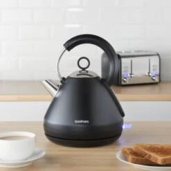 Goodmans Pyramid Kettle 1.5L - Matt Black -Quality Kitchenware Store 354912 goodmans pyramid kettle black