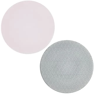 B&M Grey Embossed Dinner Plate 10.5" 4 B&M Grey Embossed Dinner Plate 10.5" - Image 2