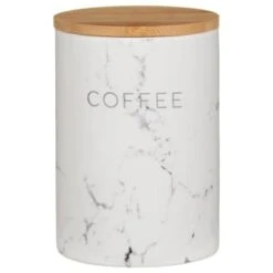 B&M Marble Effect Kitchen Canisters 3pc 12 B&M Marble Effect Kitchen Canisters 3pc -Quality Kitchenware Store 356820 storage canisters marble effect coffee