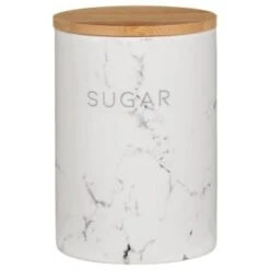 B&M Marble Effect Kitchen Canisters 3pc 13 B&M Marble Effect Kitchen Canisters 3pc -Quality Kitchenware Store 356820 storage canisters marble effect sugar