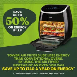 Tower 5-in-1 Air Fryer Oven 11L 38 Tower 5-in-1 Air Fryer Oven 11L -Quality Kitchenware Store 357961 tower 5 in 1 air fryer oven 11l 15