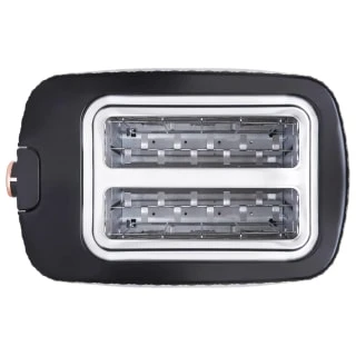 Goodmans Textured 2 Slice Toaster - Black & Rose Gold 4 Goodmans Textured 2 Slice Toaster - Black & Rose Gold - Image 2