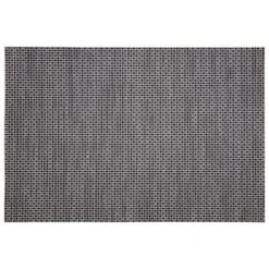 B&M Metallic Woven Placemats - Charcoal 4pk -Quality Kitchenware Store 363876 4pk woven charcoal placemats 4