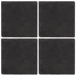 B&M Slate Coasters 4pk 4 B&M Slate Coasters 4pk - Image 2