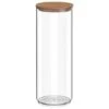 B&M Tall Storage Container With Bamboo Lid -Quality Kitchenware Store 368019 round storage container with bamboo lid 1750ml