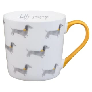 B&M Sausage Dog Print Mug 2 B&M Sausage Dog Print Mug