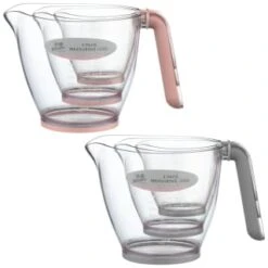 B&M Kitchen Measuring Jugs 3pk - Grey 13 B&M Kitchen Measuring Jugs 3pk - Grey -Quality Kitchenware Store 369447 3pk measuring jugs group