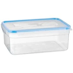 B&M Clip Top Food Containers 4pk - Blue -Quality Kitchenware Store 369681 4pk clip top food containers blue 2
