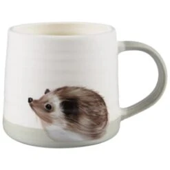 B&M Water Colour Animal Mug - Hedgehog