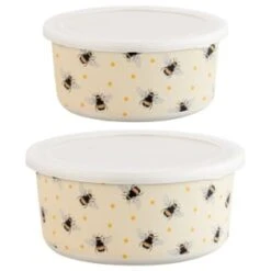 B&M Round Tubs 2pk - Bees 15 B&M Round Tubs 2pk - Bees -Quality Kitchenware Store 375966 2pk reuse and repurpose round tubs bee 5