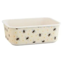 B&M Rectangular Tubs 2pk - Bees -Quality Kitchenware Store 375968 2pk reuse and repurpose rectangle tubs bee 2