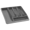Addis Cutlery Drawer Organiser - Grey -Quality Kitchenware Store 380148 addis eco drawer organiser grey