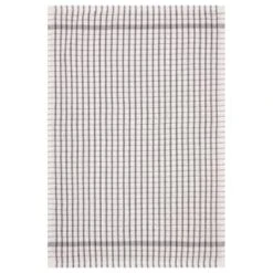 B&M Grey Check Tea Towels 3pk -Quality Kitchenware Store 380305 3pk check tea towels grey 3