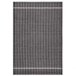 B&M Grey Check Tea Towels 3pk -Quality Kitchenware Store 380305 3pk check tea towels grey 4
