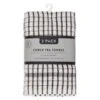 B&M Check Tea Towels - Black 3pk 1 B&M Check Tea Towels - Black 3pk -Quality Kitchenware Store 380307 3pk check tea towels black