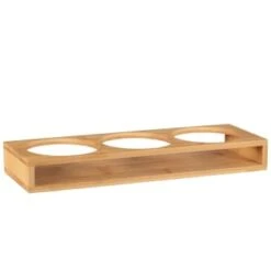 B&M Natural Home Glass Jars In Bamboo Stand 3pk 11 B&M Natural Home Glass Jars In Bamboo Stand 3pk -Quality Kitchenware Store 380530 3pk natural home glass jars in bamboo stand 5