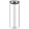 B&M Large Glass Cannister With Stainless Steel Lid 1 B&M Large Glass Cannister With Stainless Steel Lid -Quality Kitchenware Store 380548 glass cannister large 2