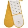 B&M Bee Happy Double Oven Glove -Quality Kitchenware Store 381287 bee happy double oven glove 2