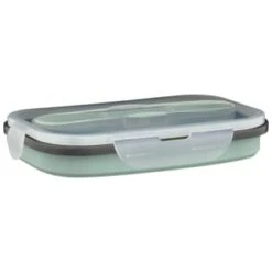 B&M Collapsible Lunch Box - Sage -Quality Kitchenware Store 383522 collapsible lunch box 7