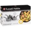 Russell Hobbs Russel Hobbs Metallic Marble Pan Set 3pc -Quality Kitchenware Store 384626 russel hobbs metalic marble 3 piece pan set