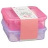 Sandwich Clip Lock Lunchbox 2pk - Pink & Purple -Quality Kitchenware Store 385224 2pk sandwich clip locks