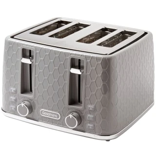 Goodmans Textured 4 Slice Toaster - Grey 3 Goodmans Textured 4 Slice Toaster - Grey