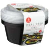 B&M Stackable Meal Prep Bowls 6pk -Quality Kitchenware Store 388510 meal prep bowls 6pk