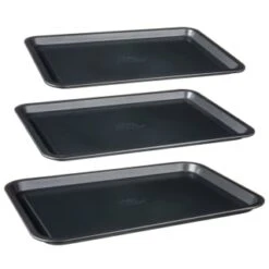 Betty Crocker Non-Stick Baking Tray Set 3pc -Quality Kitchenware Store 388523 set of 3 non stick baking trays group 2