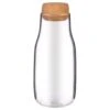 B&M Small Glass Carafe With Cork Lid -Quality Kitchenware Store 390359 small glass carafe