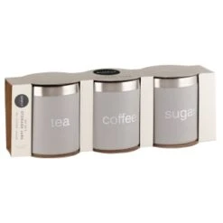 Simply Everyday Set Of Storage Jars 3pk