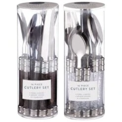 Simply Everyday Bubble Cutlery Set 16pc - Charcoal 7 Simply Everyday Bubble Cutlery Set 16pc - Charcoal -Quality Kitchenware Store 392130 16 piece cutlery set clear