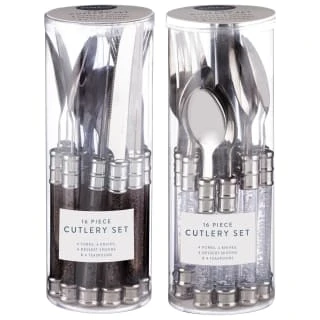 Simply Everyday Bubble Cutlery Set 16pc - Charcoal 5 Simply Everyday Bubble Cutlery Set 16pc - Charcoal - Image 3