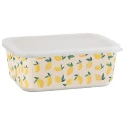 B&M Rectangular Tubs 2pk - Lemons -Quality Kitchenware Store 392929 2pk reuse and repurpose rectangle tubs lemon 5