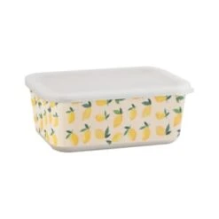 B&M Rectangular Tubs 2pk - Lemons -Quality Kitchenware Store 392929 2pk reuse and repurpose rectangle tubs lemon 7