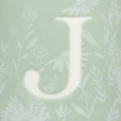 B&M Floral Alphabet Mug (Assorted) -Quality Kitchenware Store 394397 floral alphabet mug green j 2