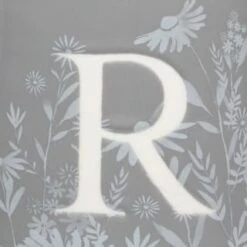 B&M Floral Alphabet Mug (Assorted) 20 B&M Floral Alphabet Mug (Assorted) -Quality Kitchenware Store 394400 floral alphabet mug grey r 2