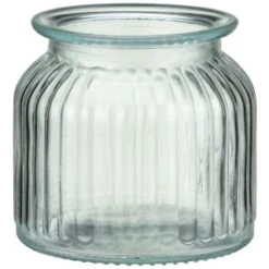 B&M Small Ribbed Glass Jar With Wooden Lid 8 B&M Small Ribbed Glass Jar With Wooden Lid -Quality Kitchenware Store 394427 ribbed glass jar with wooden lid small 3