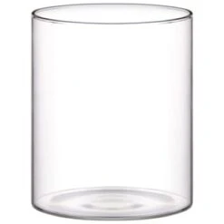 B&M Small Glass Jar With Acacia Wood Lid -Quality Kitchenware Store 394439 small glass canister with acacia wood 3