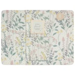 B&M Floral Placemat & Coaster Set 8pc -Quality Kitchenware Store 394455 floral placemat and coaster set 8pc