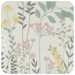 B&M Floral Placemat & Coaster Set 8pc -Quality Kitchenware Store 394455 floral placemat and coaster set 8pc 3