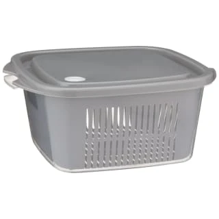 Fruit & Vegetable Basket With Removeable Drainage Basket 4 Fruit & Vegetable Basket With Removeable Drainage Basket - Image 2