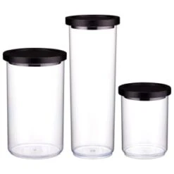 B&M Canister With Airtight Wooden Lid 750ml 9 B&M Canister With Airtight Wooden Lid 750ml -Quality Kitchenware Store 394622 394623 394624 1 7l canister with black lid group 1