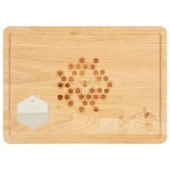 B&M Bee Happy Wooden Chopping Board