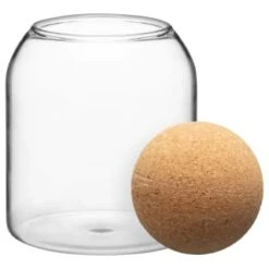 B&M Small Glass Jar With Cork Lid 7 B&M Small Glass Jar With Cork Lid -Quality Kitchenware Store 396483 small glass jar with cork lid 2