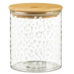 B&M Printed Glass Bamboo Storage Jars 3pc 7 B&M Printed Glass Bamboo Storage Jars 3pc -Quality Kitchenware Store 396485 3pk printed glass bamboo storage jars 3